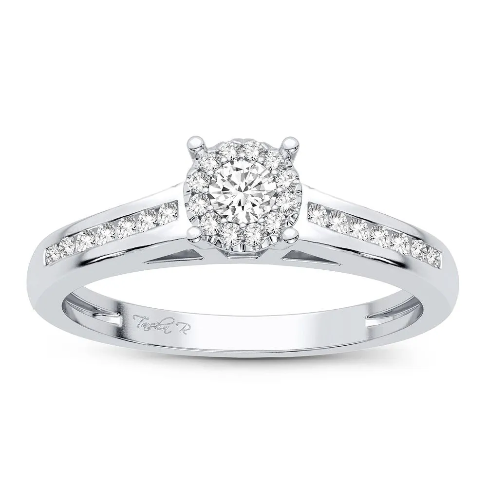 10K 0.22CT Diamond Ring