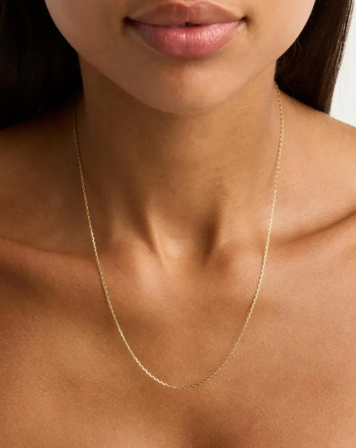 21" Signature Chain Necklace Gold