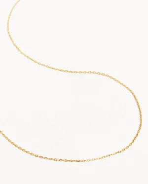 21" Signature Chain Necklace Gold