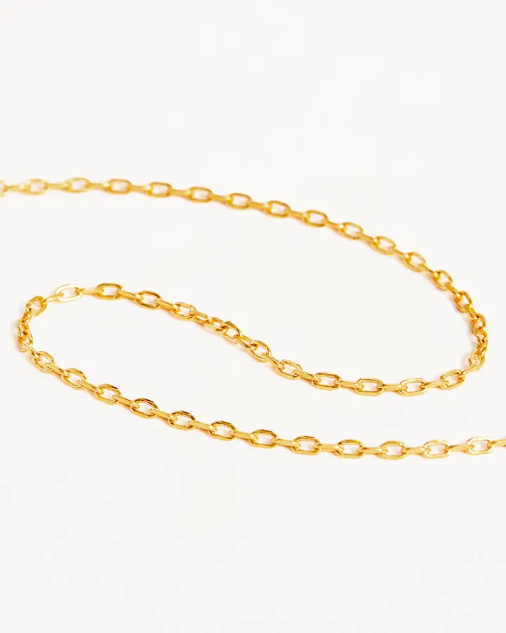 21" Signature Chain Necklace Gold