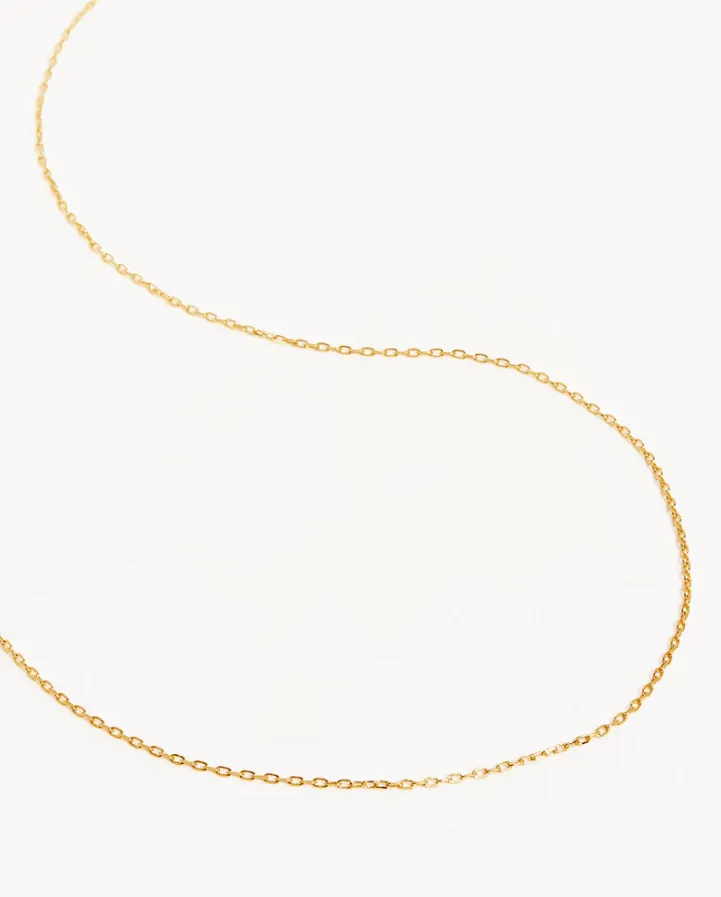 21" Signature Chain Necklace Gold