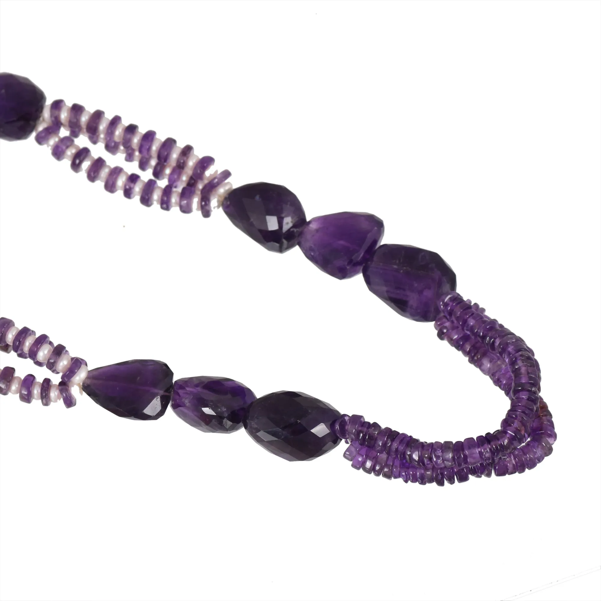 Amethyst Pearl Necklace