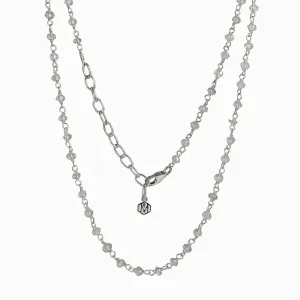 Aquamarine Beaded Necklace