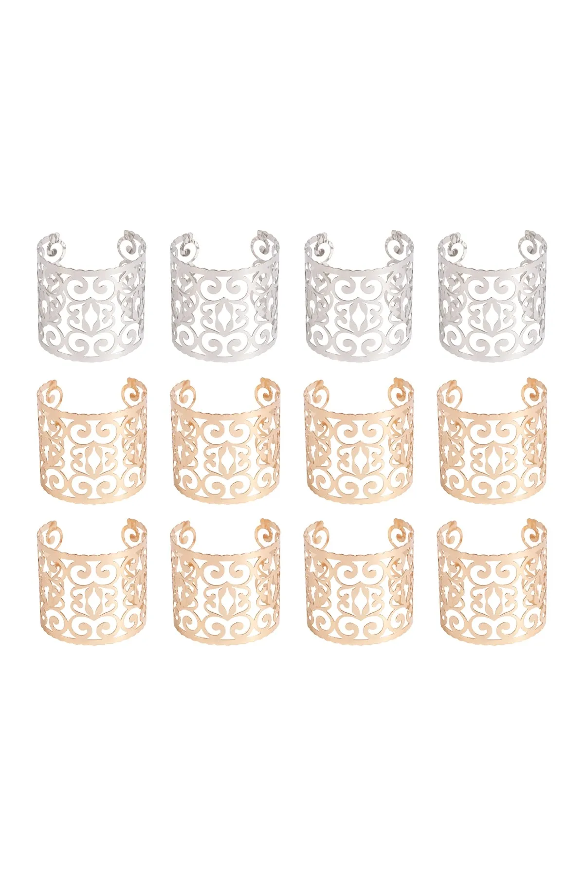 BOHO PATTERN CUFF BRACELET-