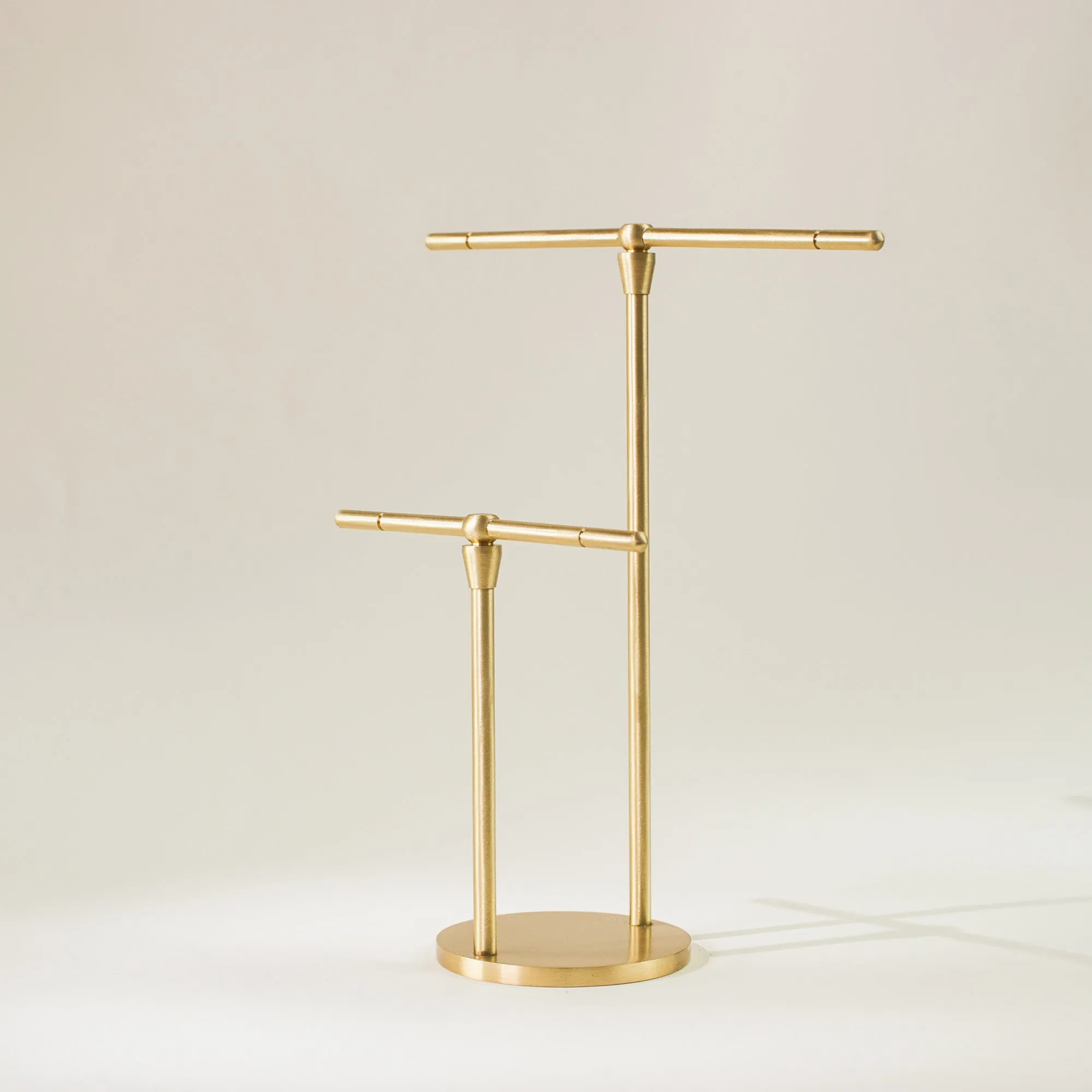 Brass Jewellery Stand - Dual