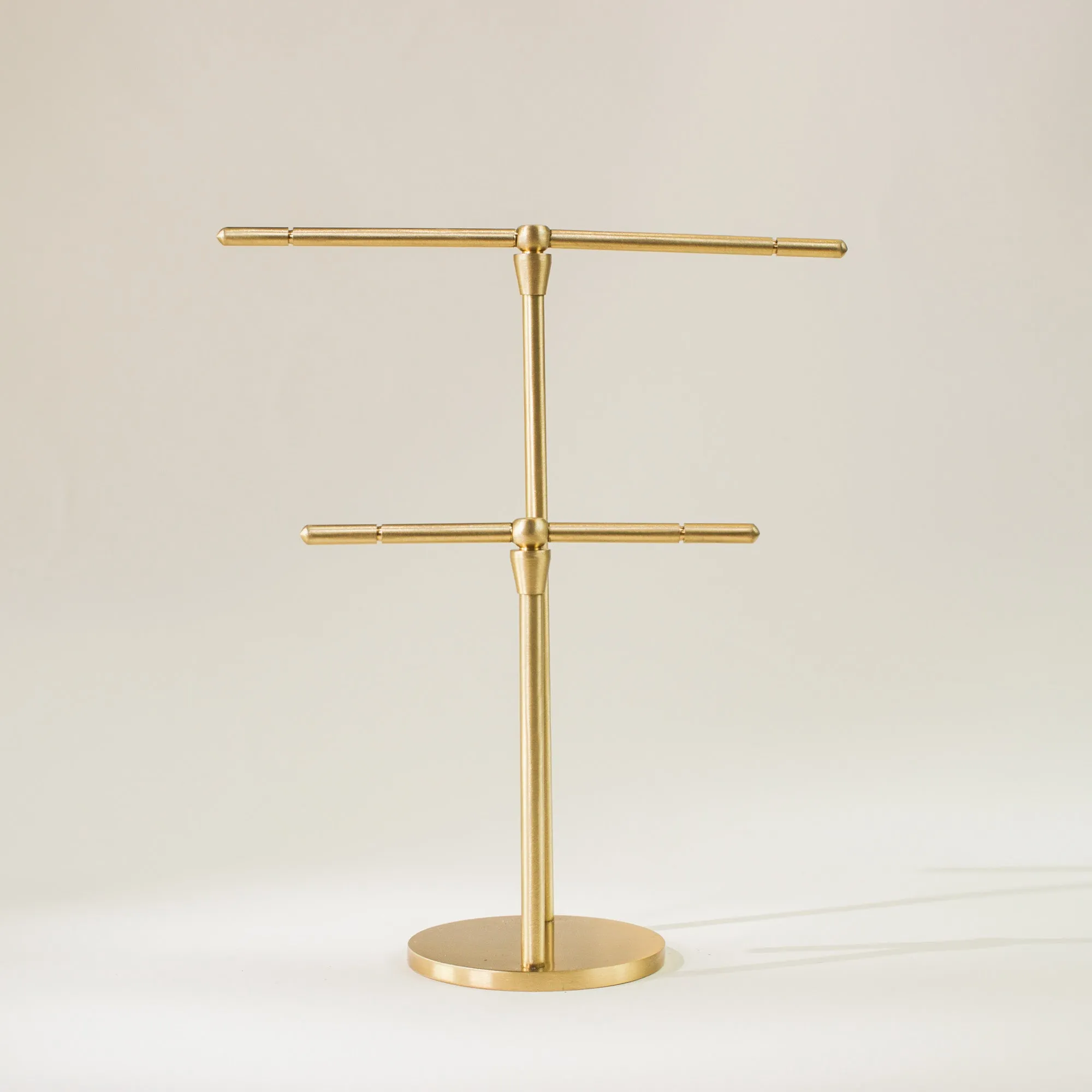 Brass Jewellery Stand - Dual