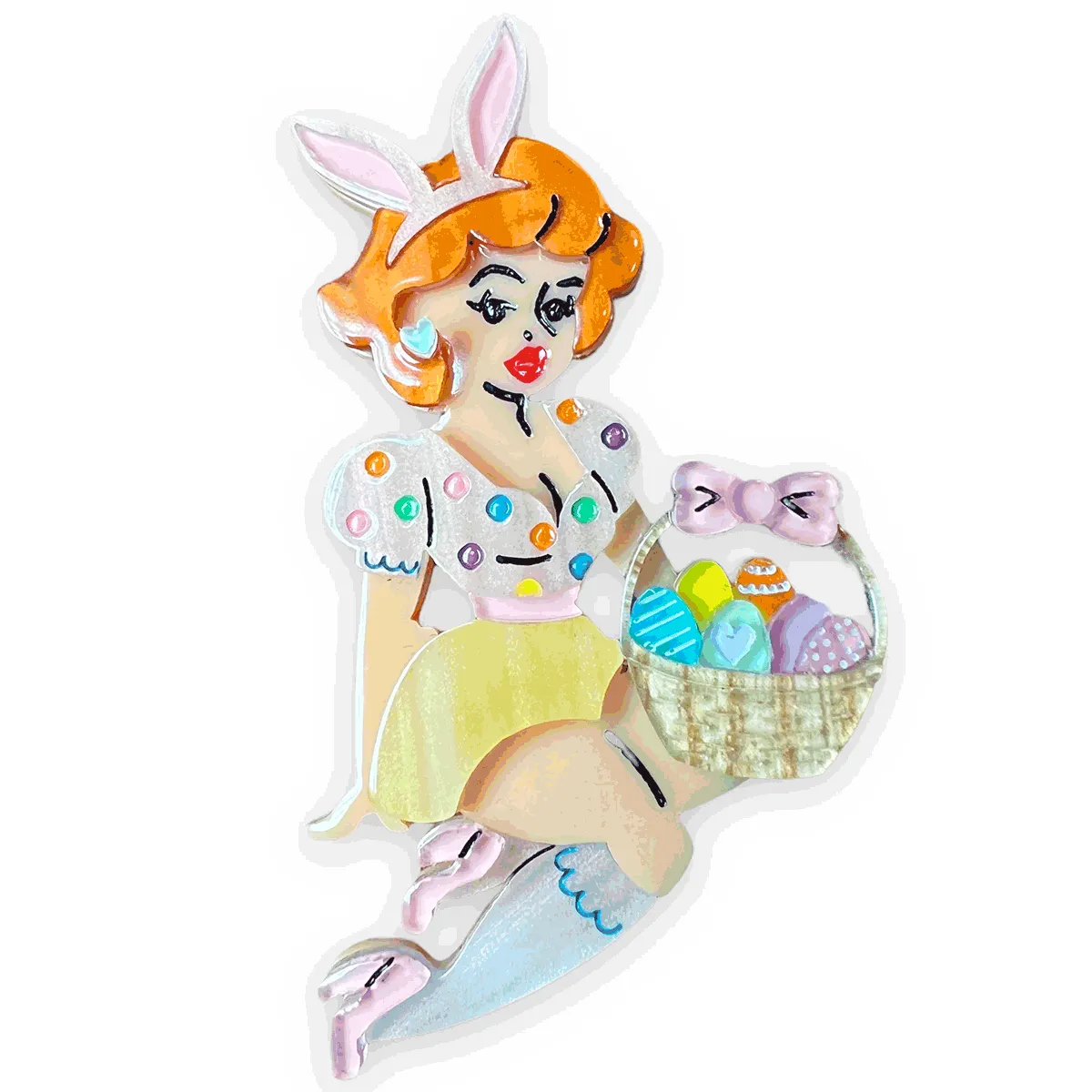 Bunny Belle Easter Brooch
