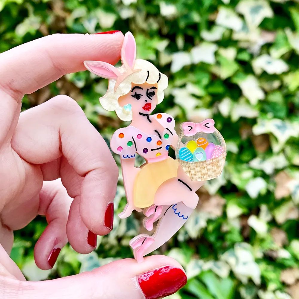 Bunny Belle Easter Brooch