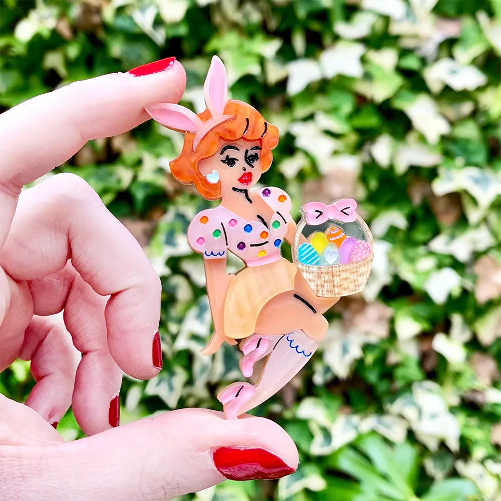 Bunny Belle Easter Brooch