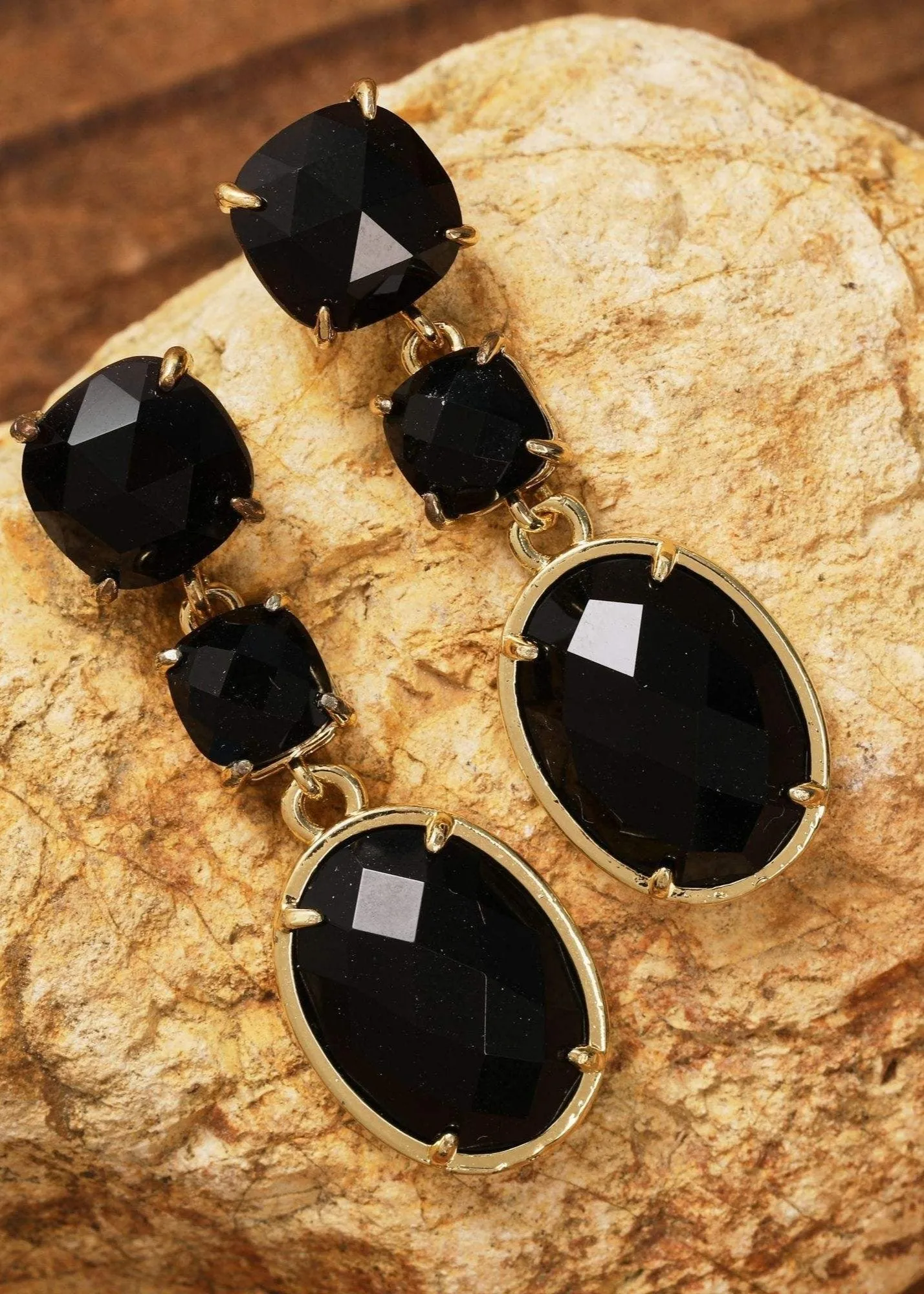 Classic Gemstone Drop Earrings