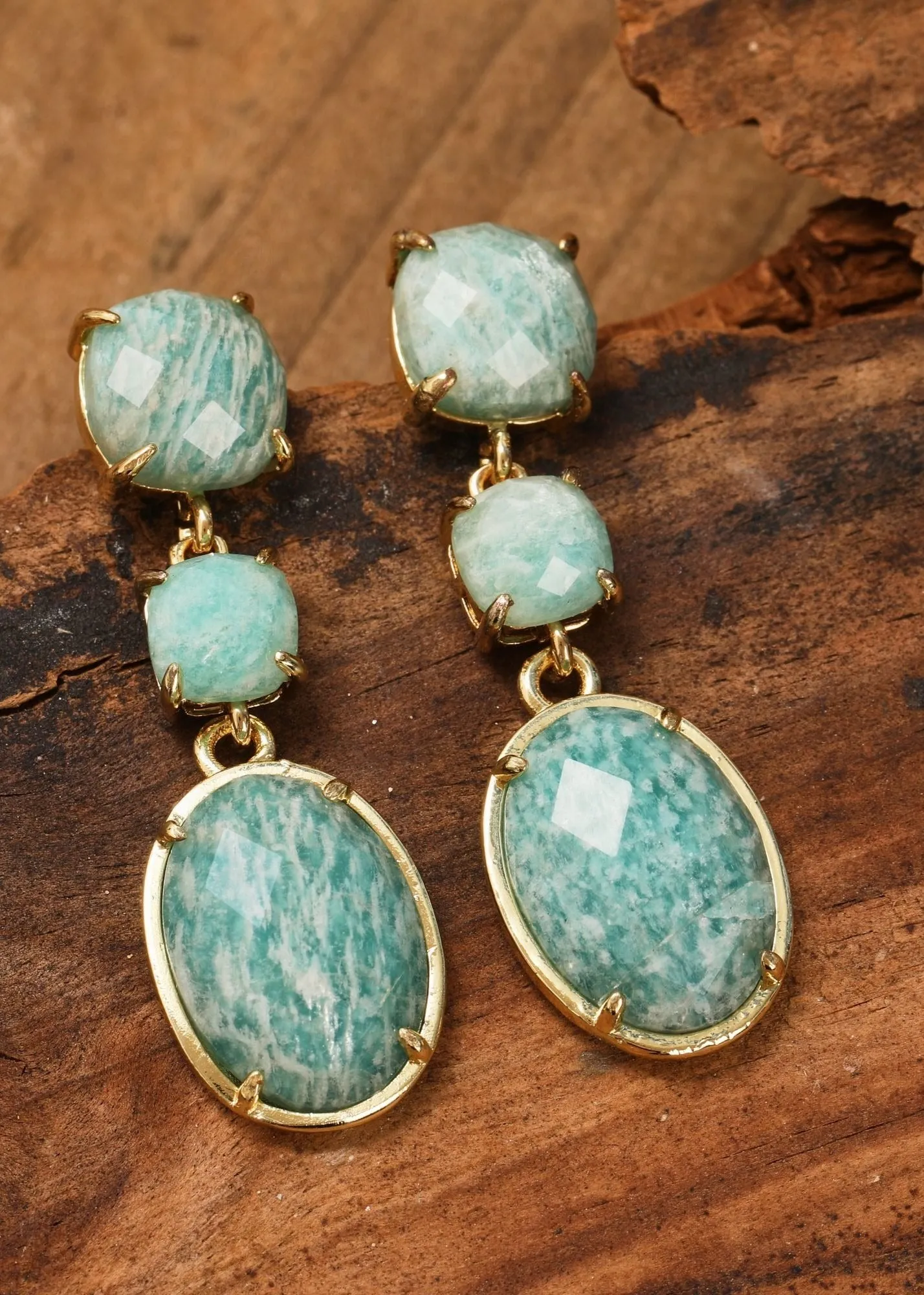 Classic Gemstone Drop Earrings