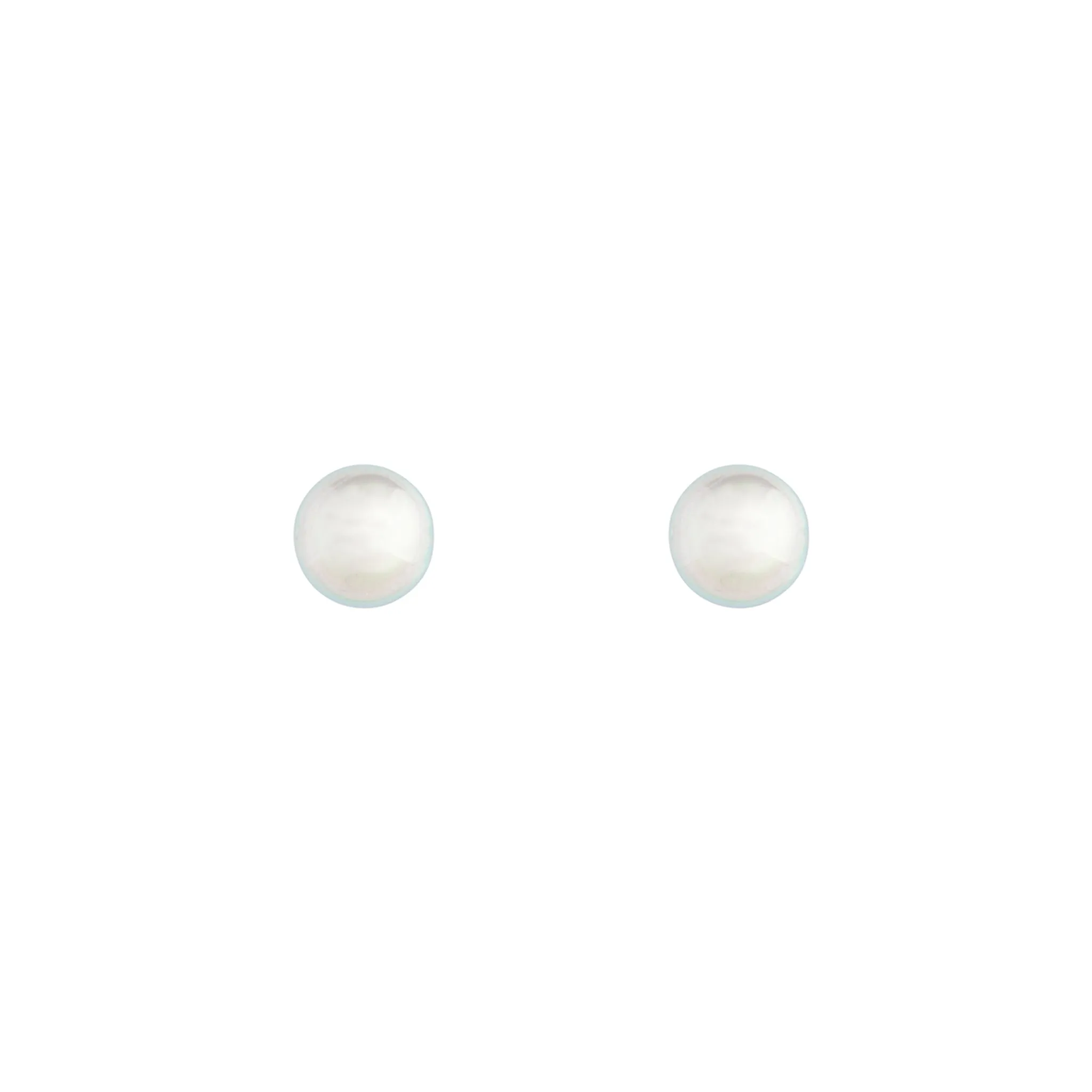 Classic Silver Mermaid Stud Earrings