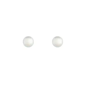 Classic Silver Mermaid Stud Earrings