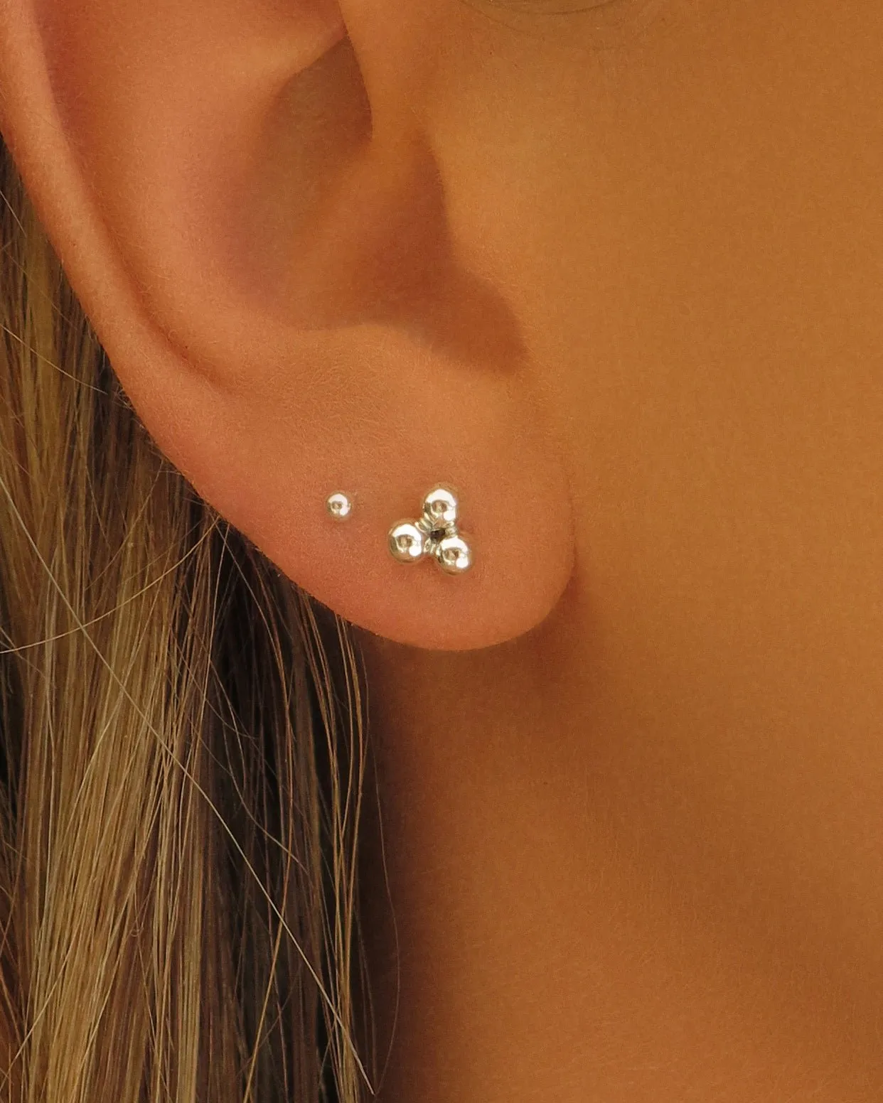Classic Stud Earrings - Sterling Silver