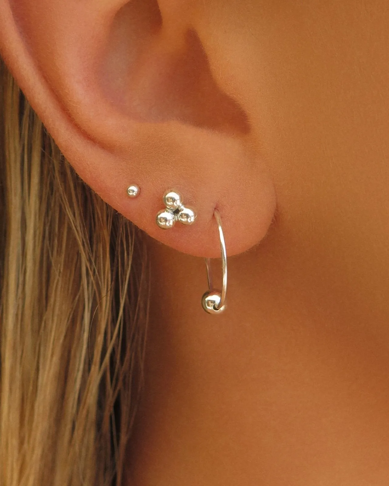Classic Stud Earrings - Sterling Silver