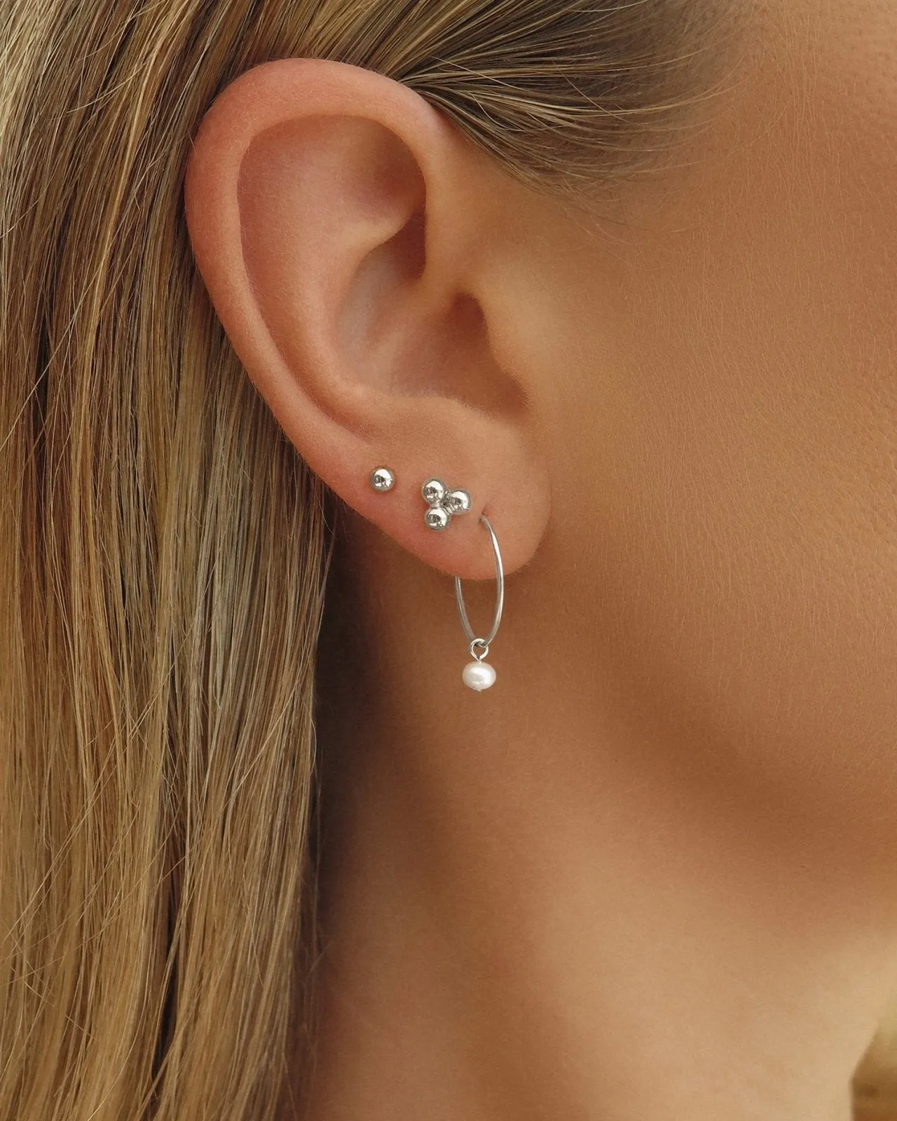 Classic Stud Earrings - Sterling Silver