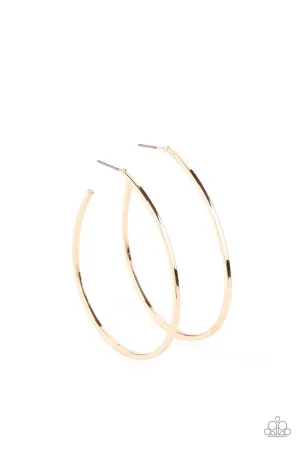 Cool Curves - Gold Earring