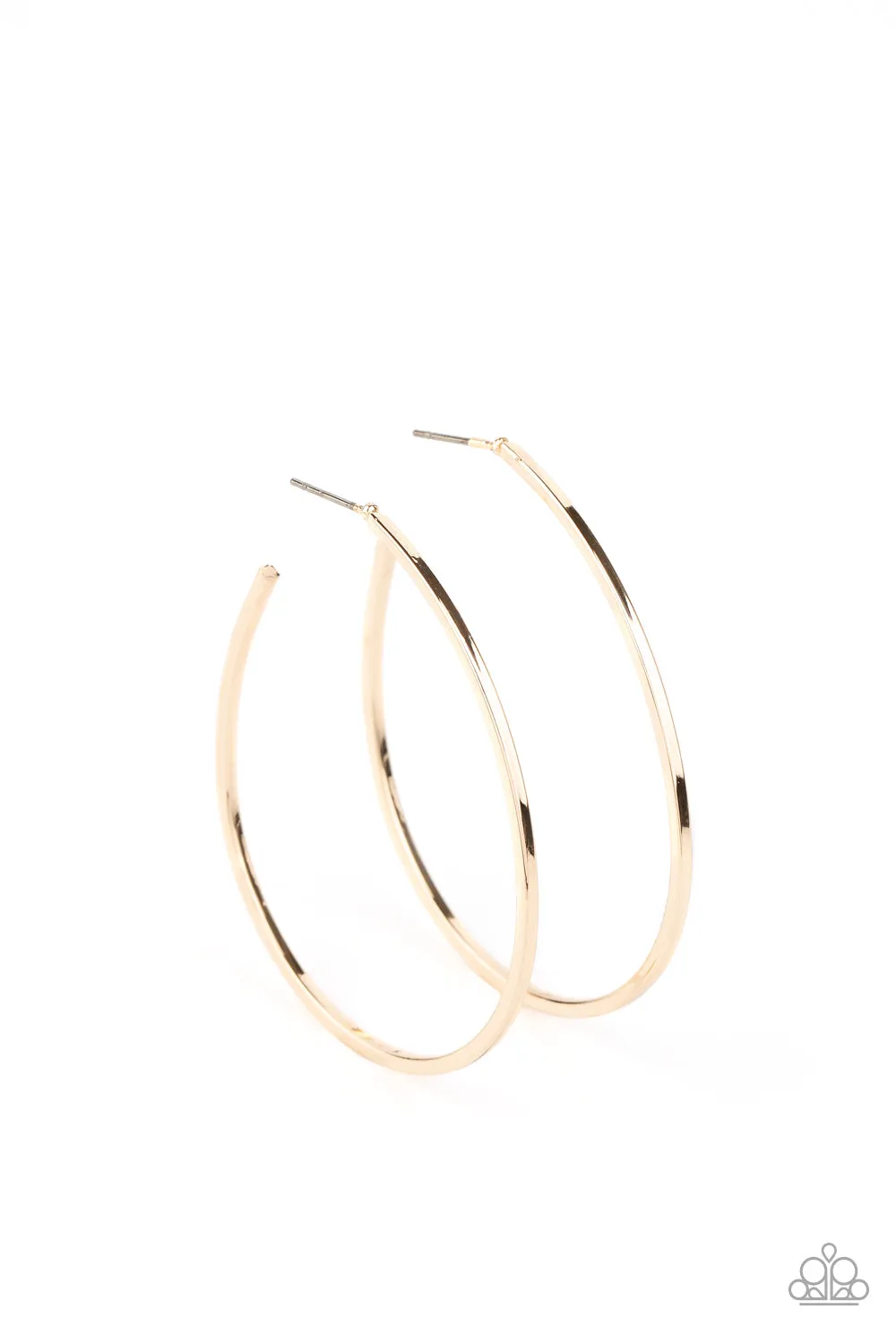 Cool Curves - Gold Earring