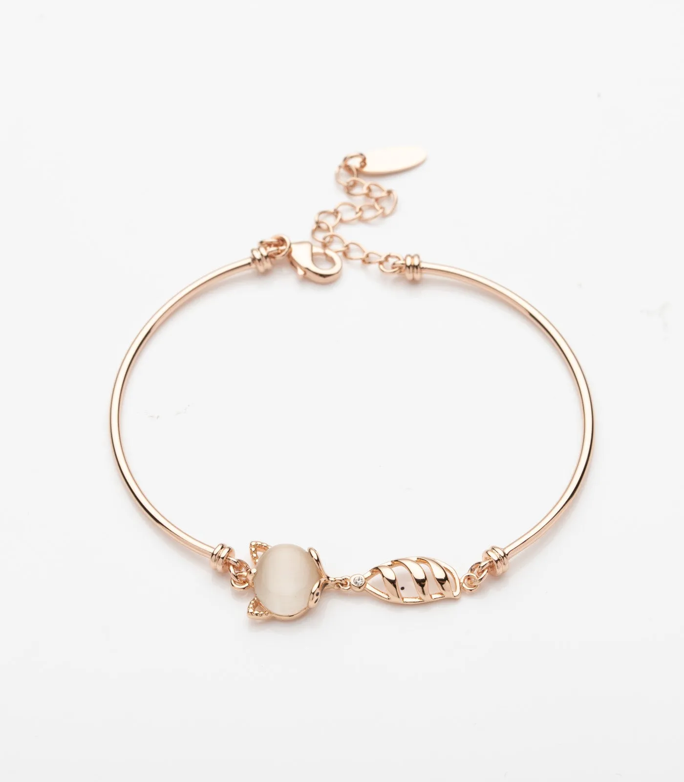 Cute Cat Bracelet (Brass)