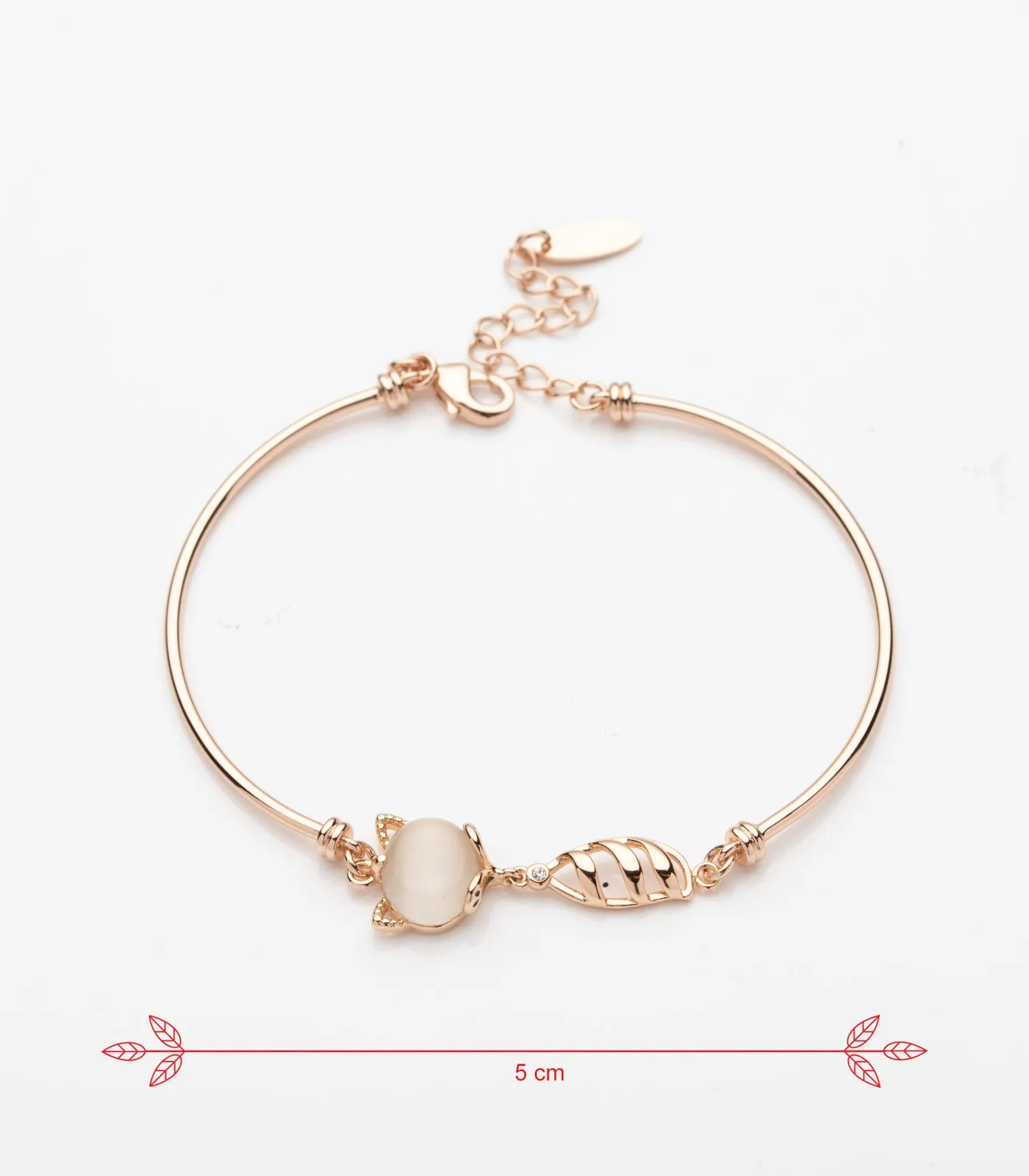 Cute Cat Bracelet (Brass)