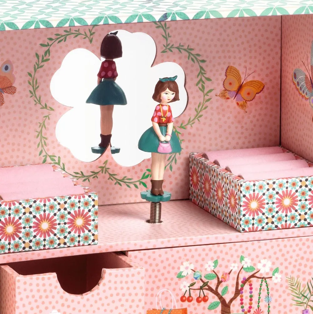 Djeco Music Box, Secret Garden Musical Jewellery Box 6 yrs  