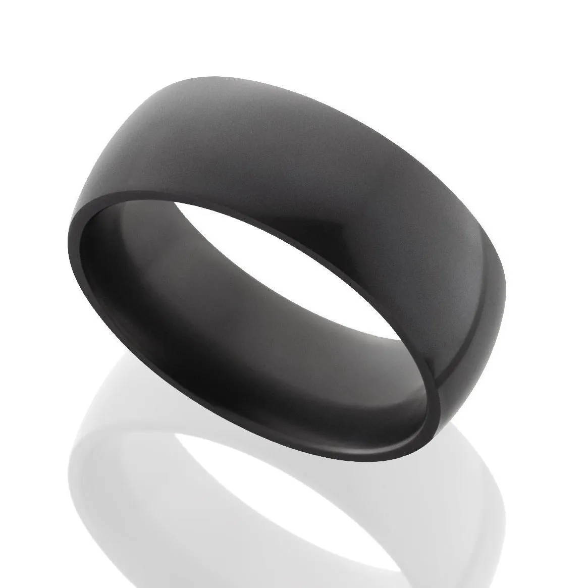 Elysium Nyx Domed Black Diamond Wedding Ring