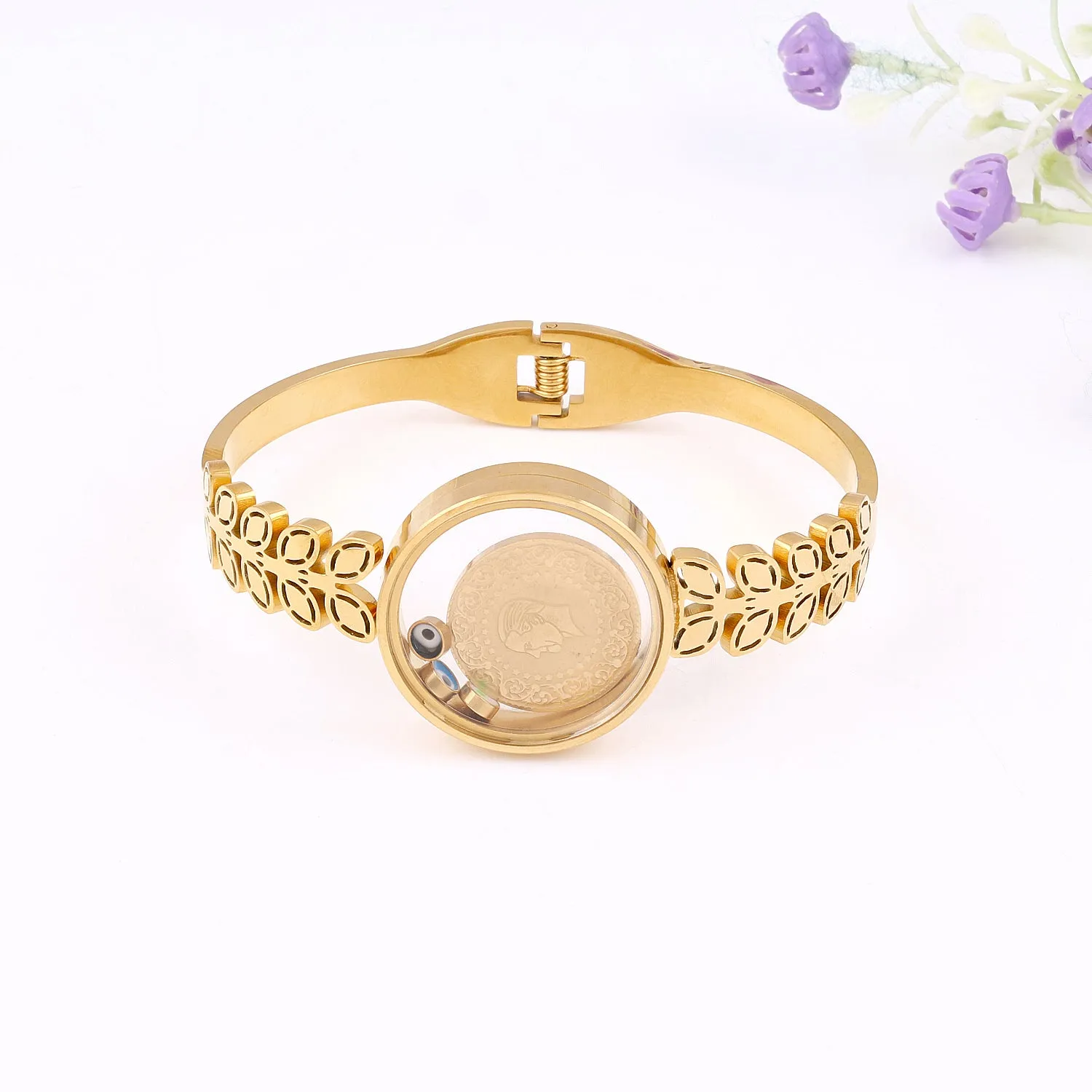 Evil Eye With Human Coin Bracelet