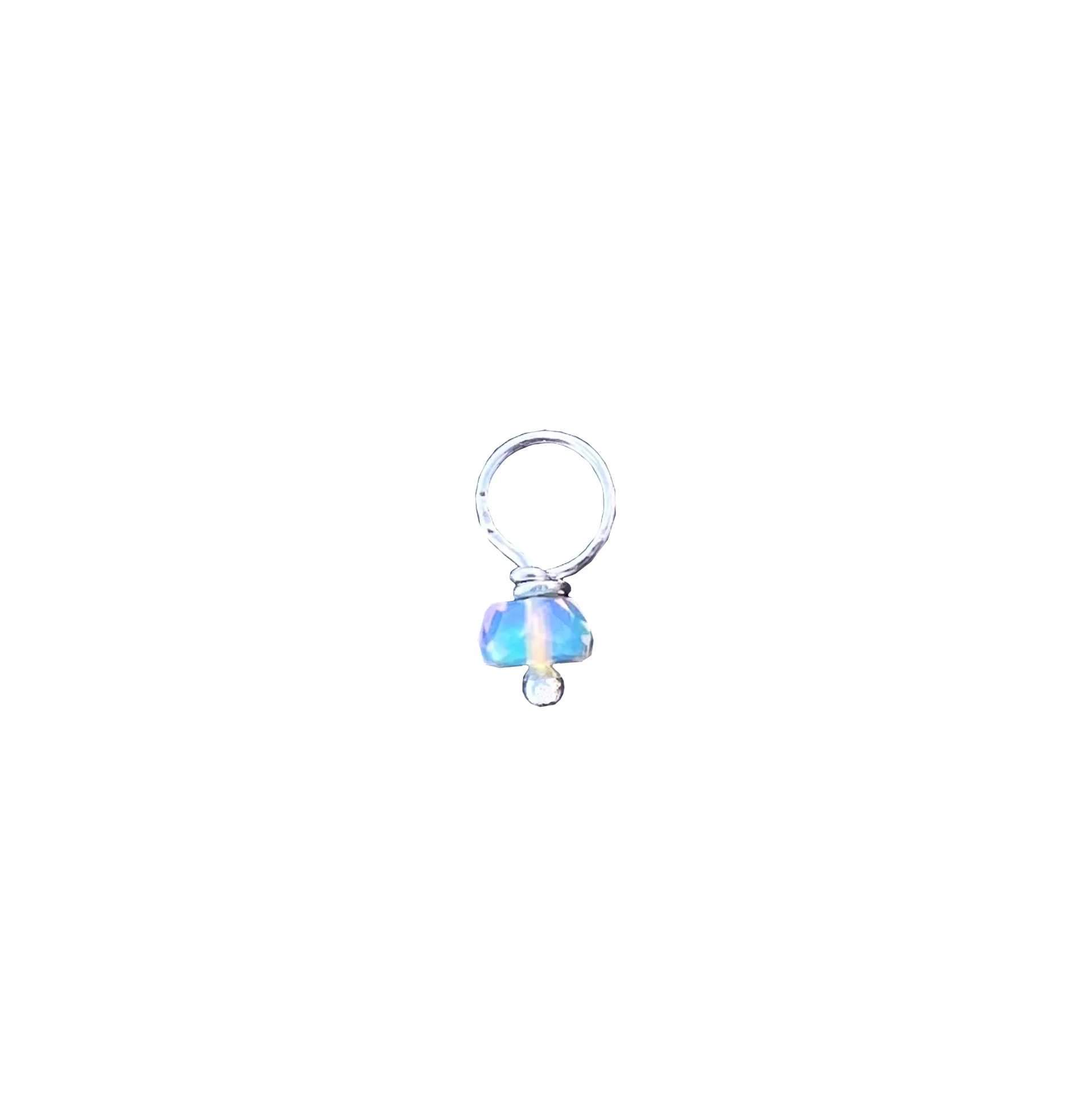 Gemstone Charm (Rondelle)