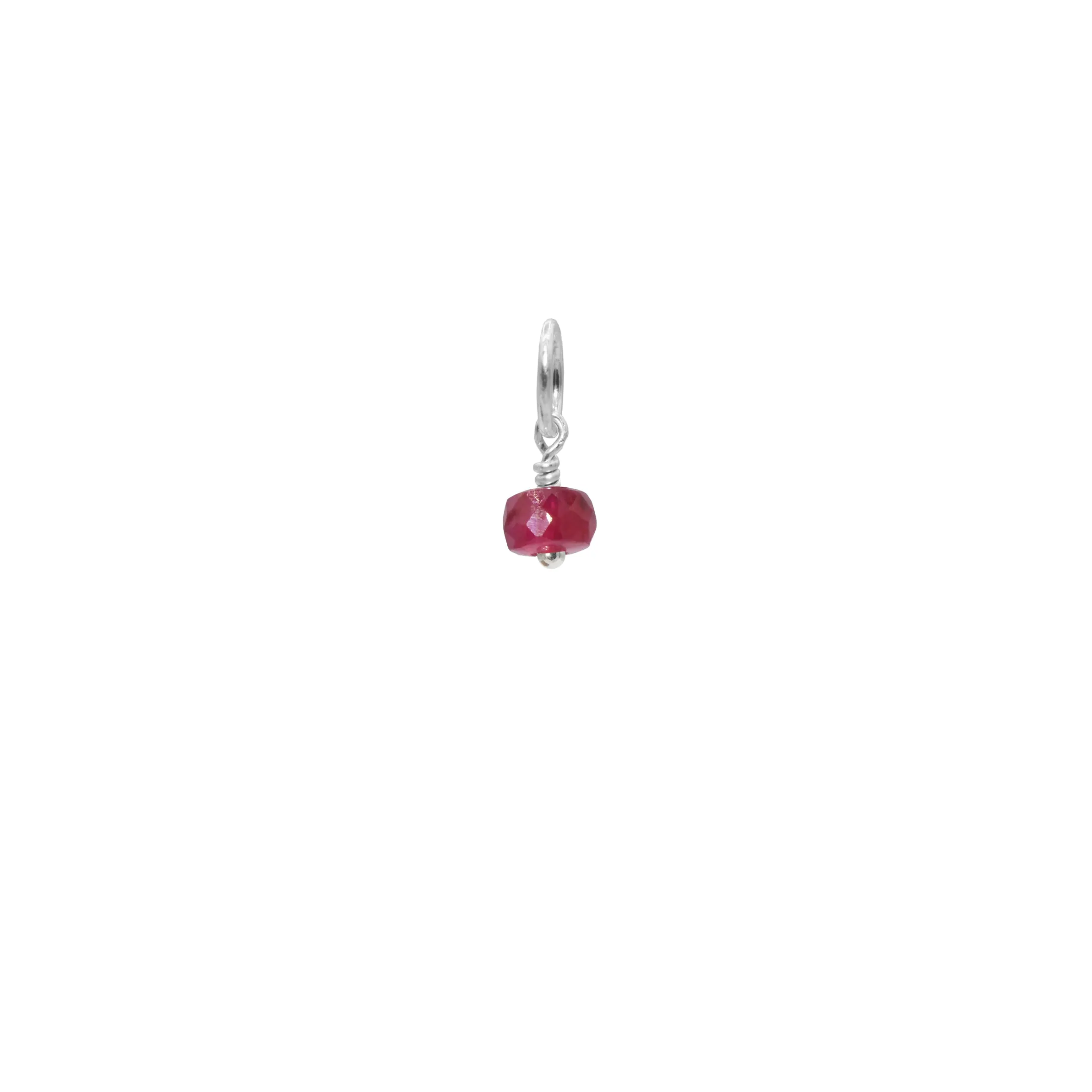 Gemstone Charm (Rondelle)