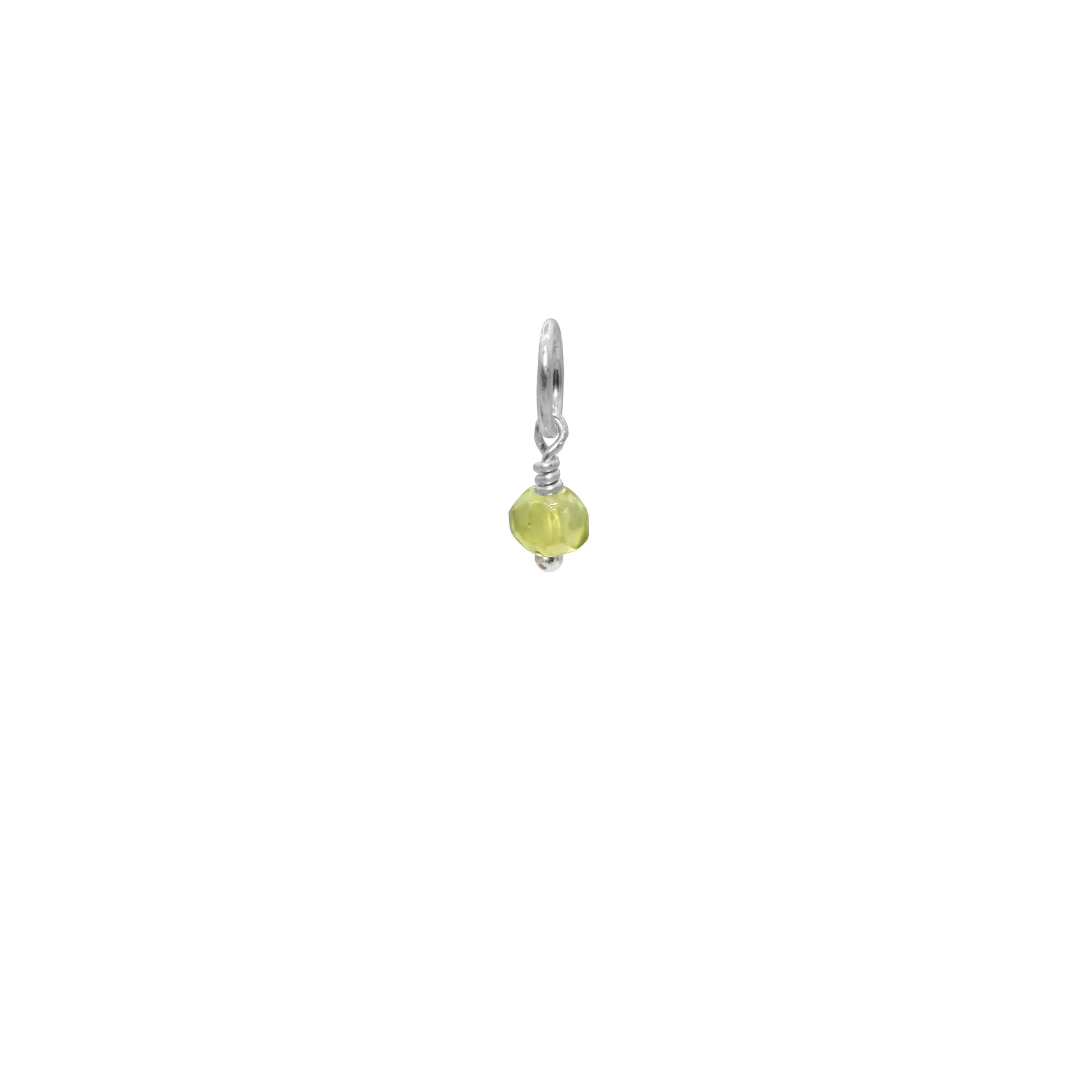 Gemstone Charm (Rondelle)