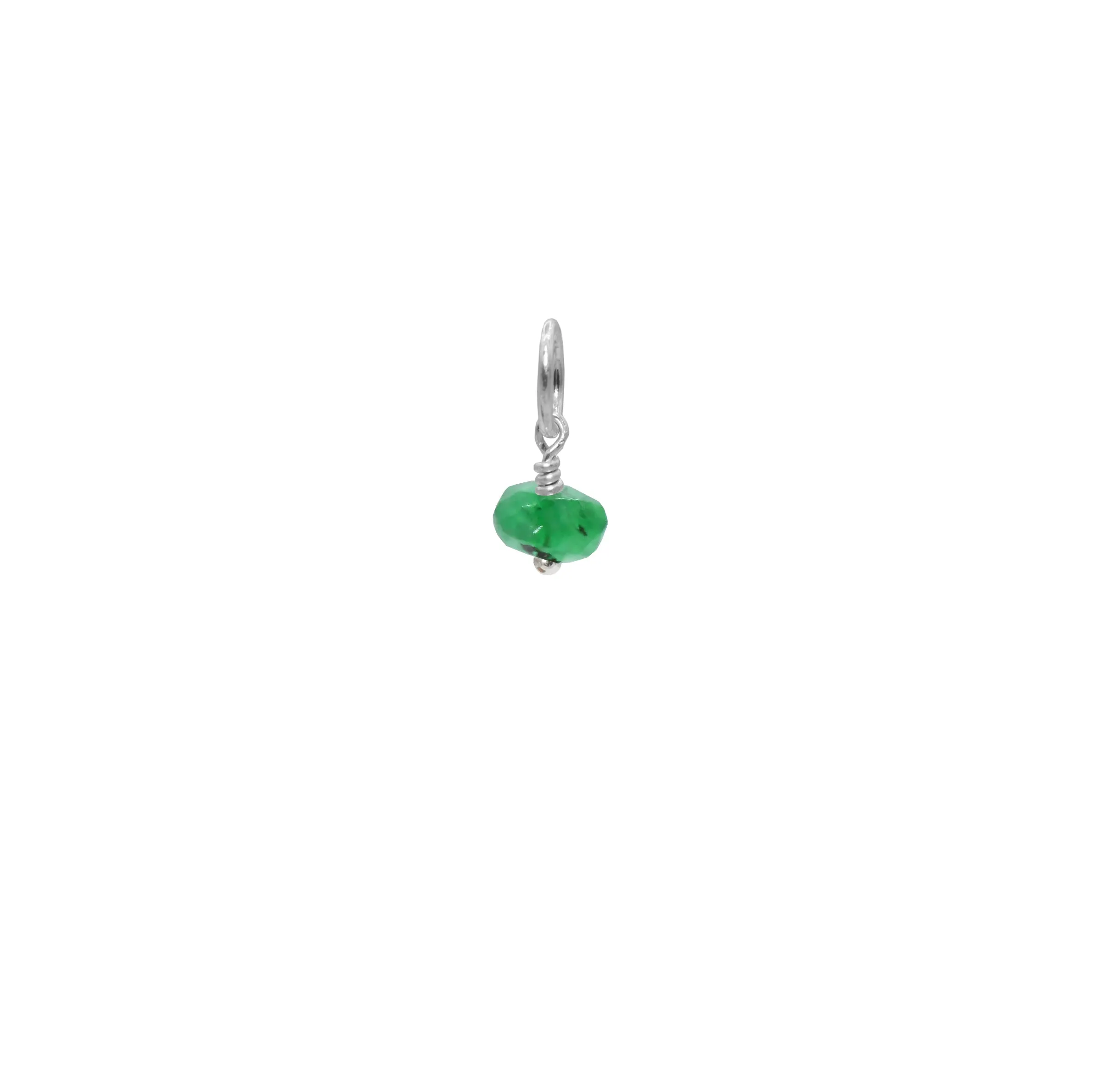 Gemstone Charm (Rondelle)