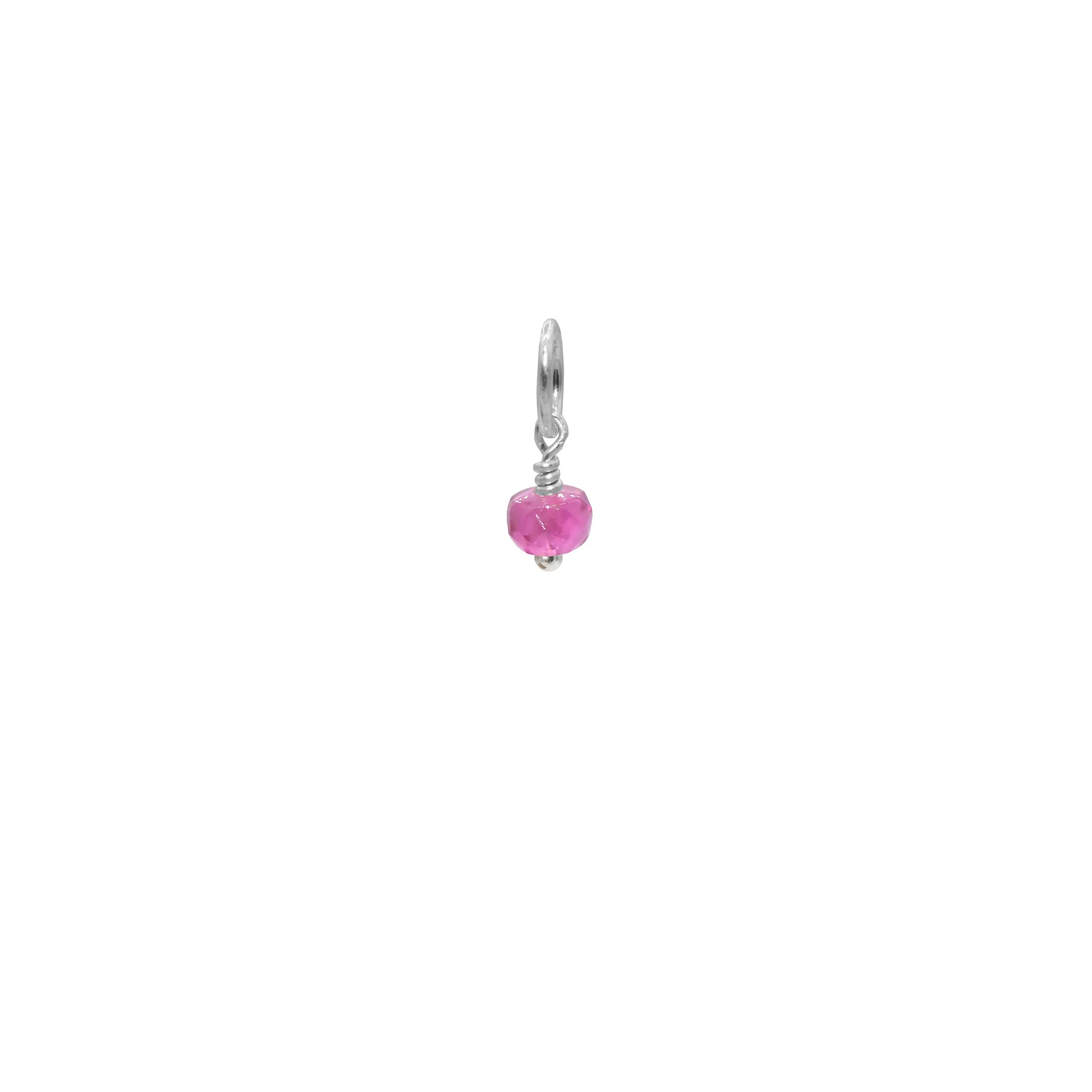 Gemstone Charm (Rondelle)