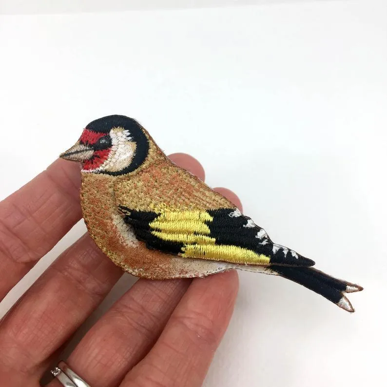 Goldfinch Brooch