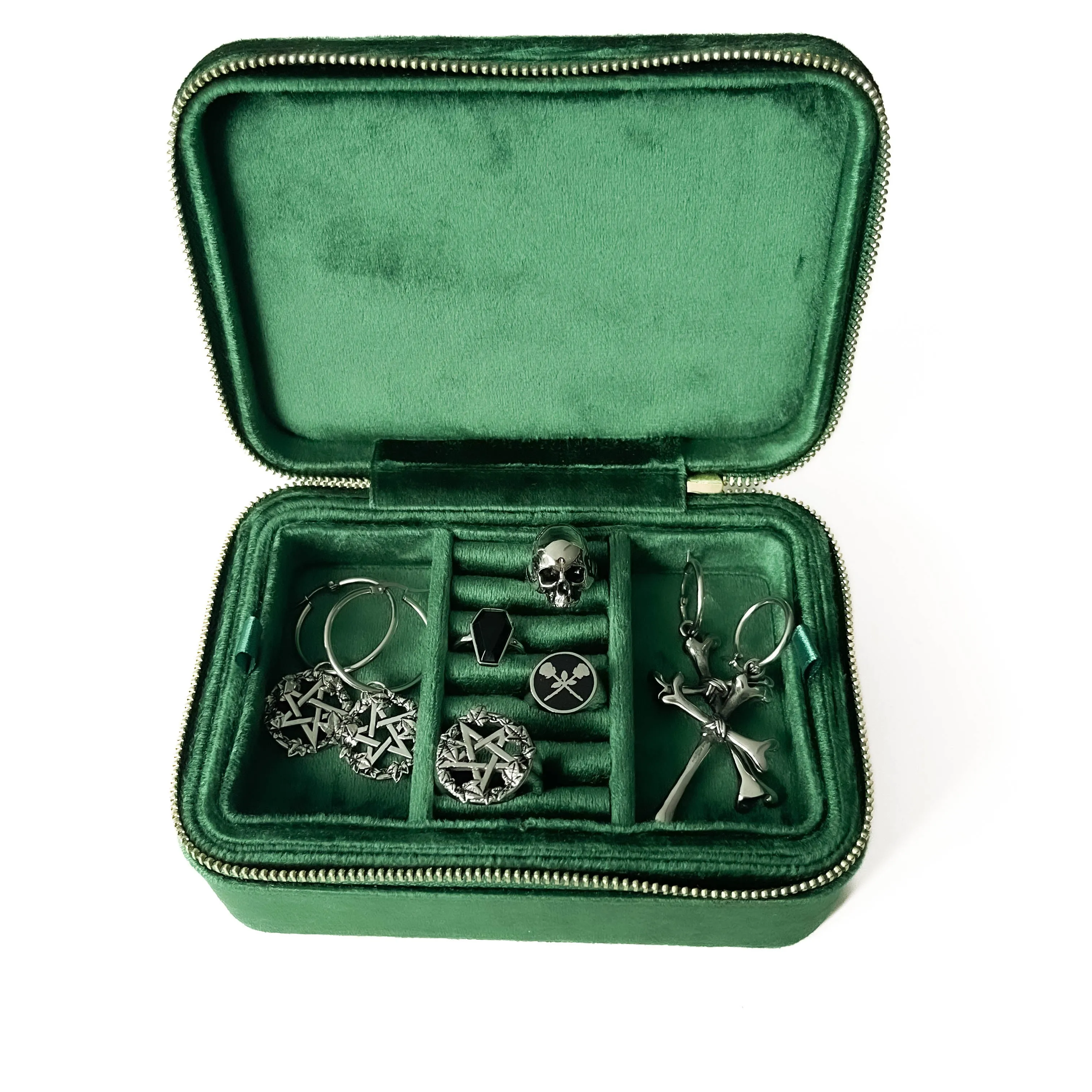 Green Witch Mushroom Jewellery Box