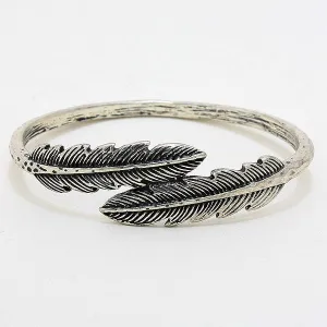 iLLASPARKZ Feather Bangle Bracelet