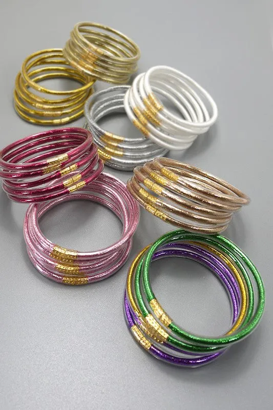 Jelly Bangle Bracelets/