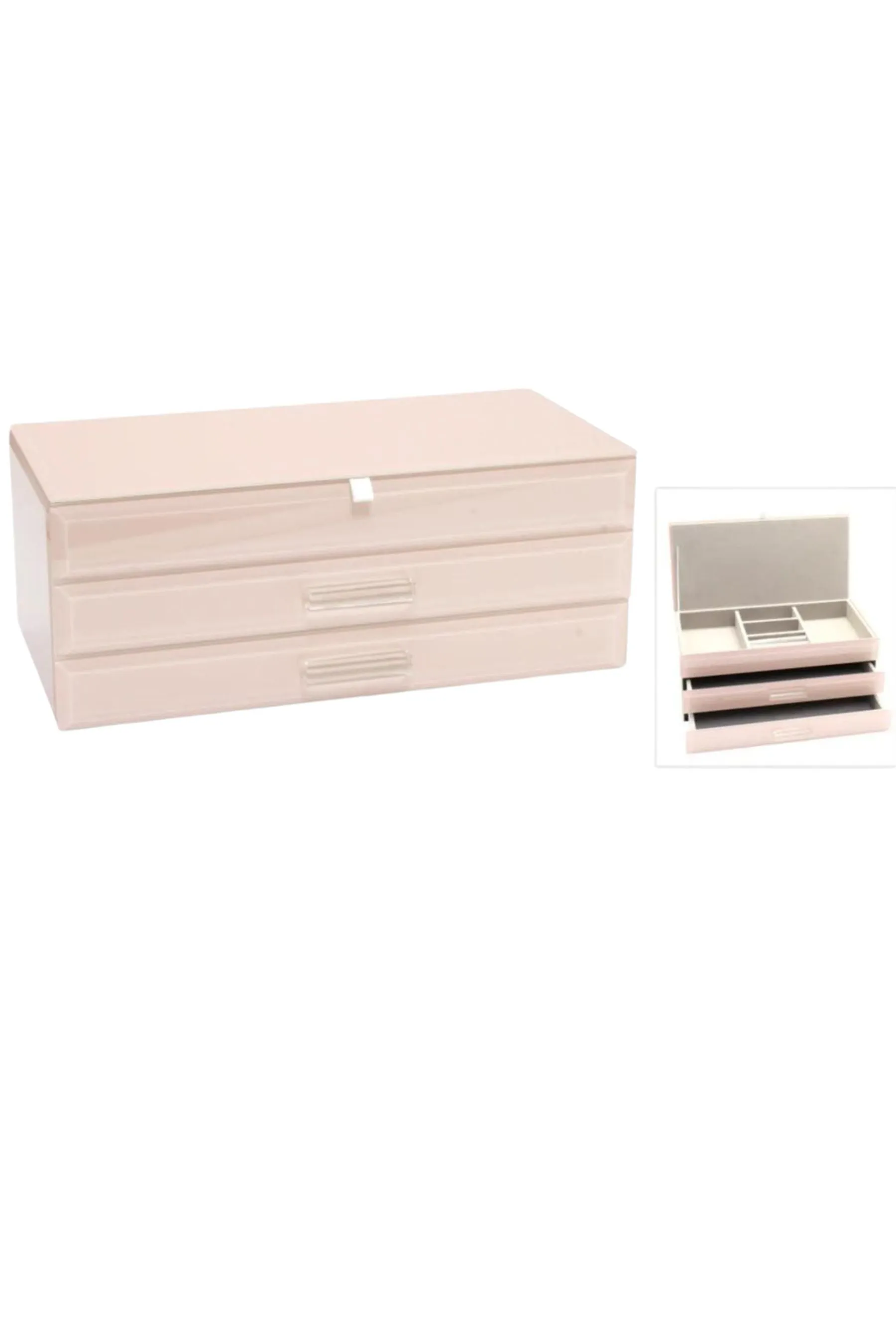 Jewellery Box | Blush Glass Large