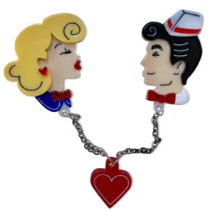 Lipstick & Chrome : Belle & Beau Collar Clips Brooch [PRE-ORDER]