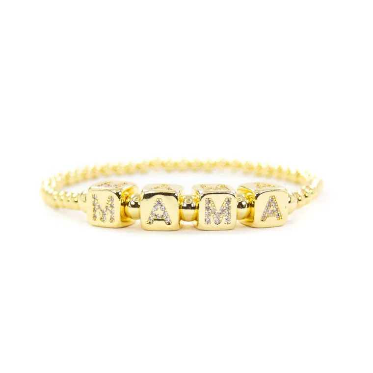Mama Pave Bracelet
