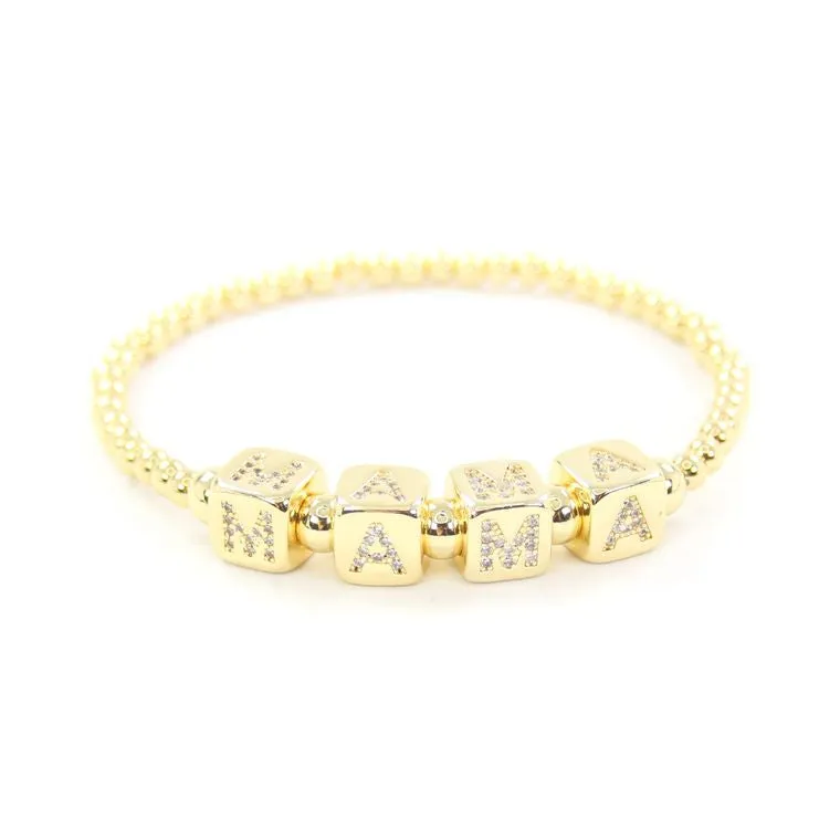 Mama Pave Bracelet