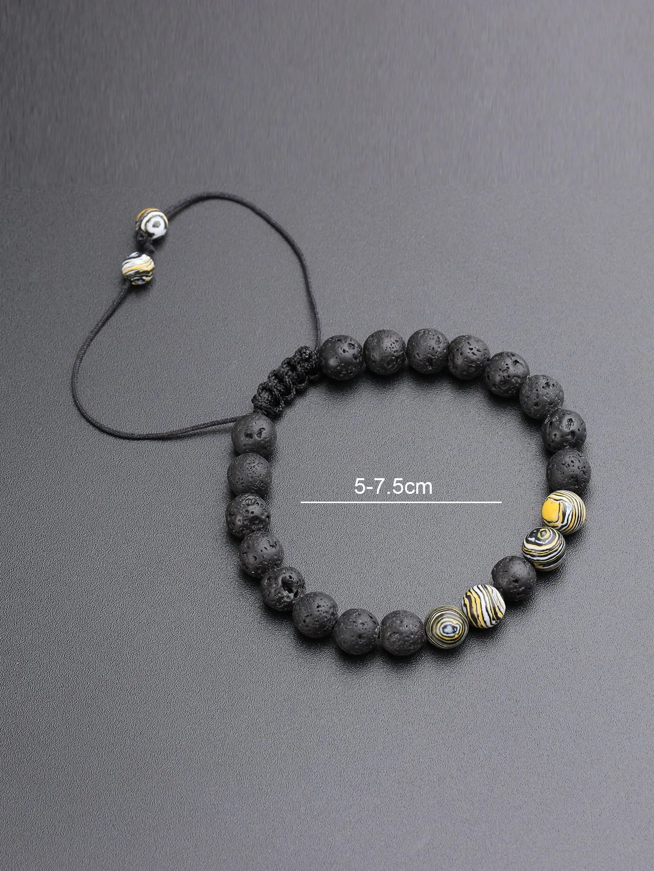 Pattern Stone Beaded Bracelet Boho Crafted Creative Beads Design Bracelet