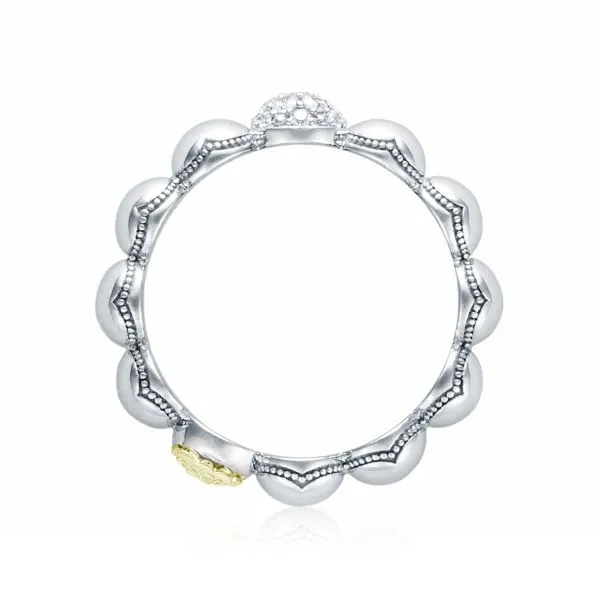 Pavé Dew Droplets Ring in Silver with Diamonds