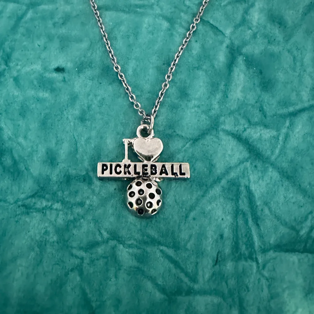 Pickleball Love Charm Necklace