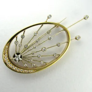"Pushing the Envelope" Brooch