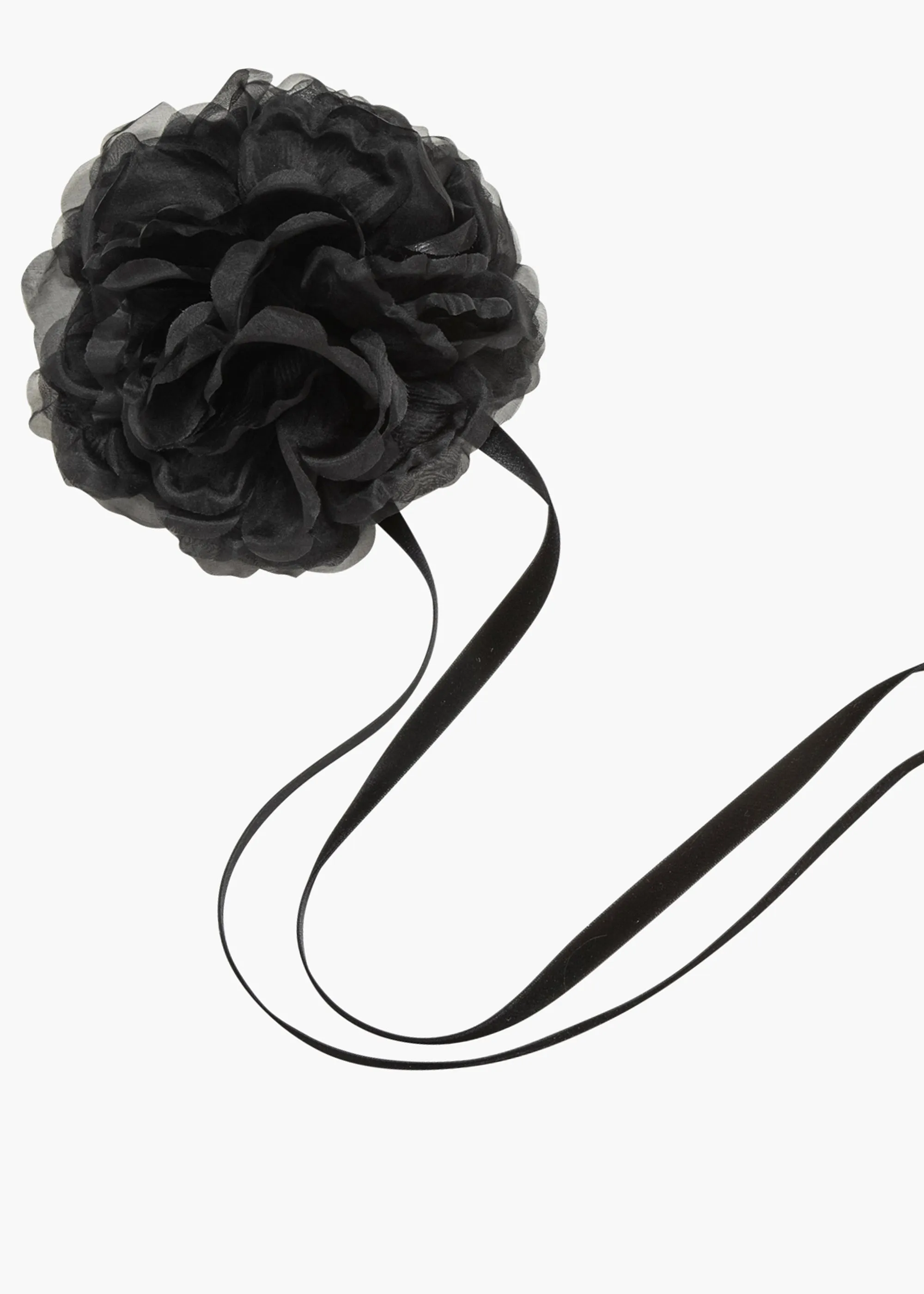 Rian Ribbon Tie -- Black