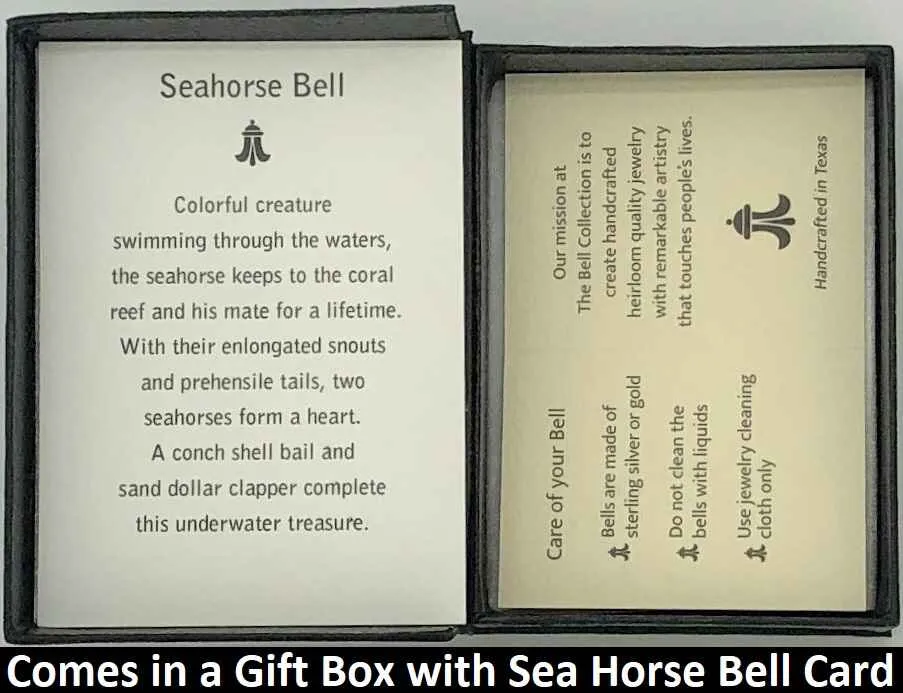 Sea Horse Bell Pendant