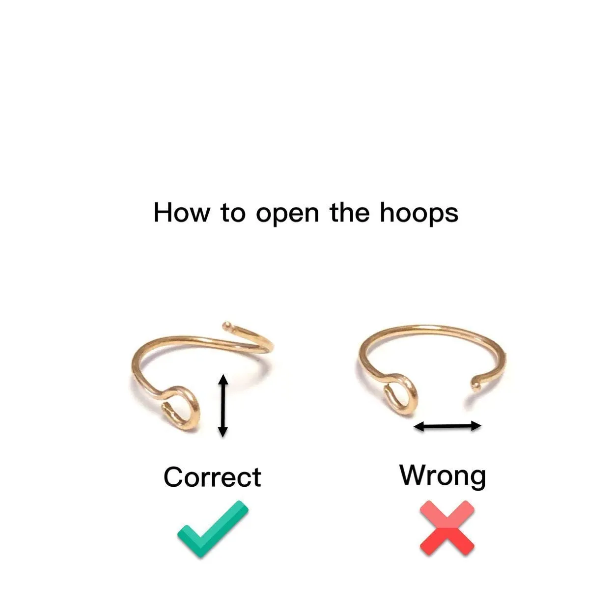 Small Sterling Silver Huggie Hoop Earrings for Women Thin Lightweight 15mm