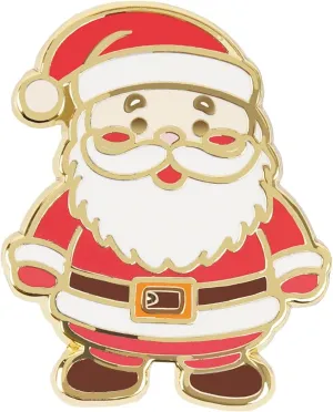 Snowman, Tree and Santa Claus Metal Pins with Stylish Finish for Backpacks, Hat, Scarf and Clothings,Holiday Accessories for Festivities, Interesting Design, Enhances Festive Atmosphere (3 Colors)