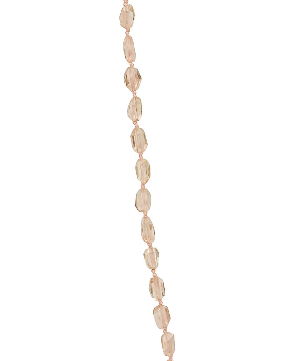 Sunstone Beaded Long Necklace