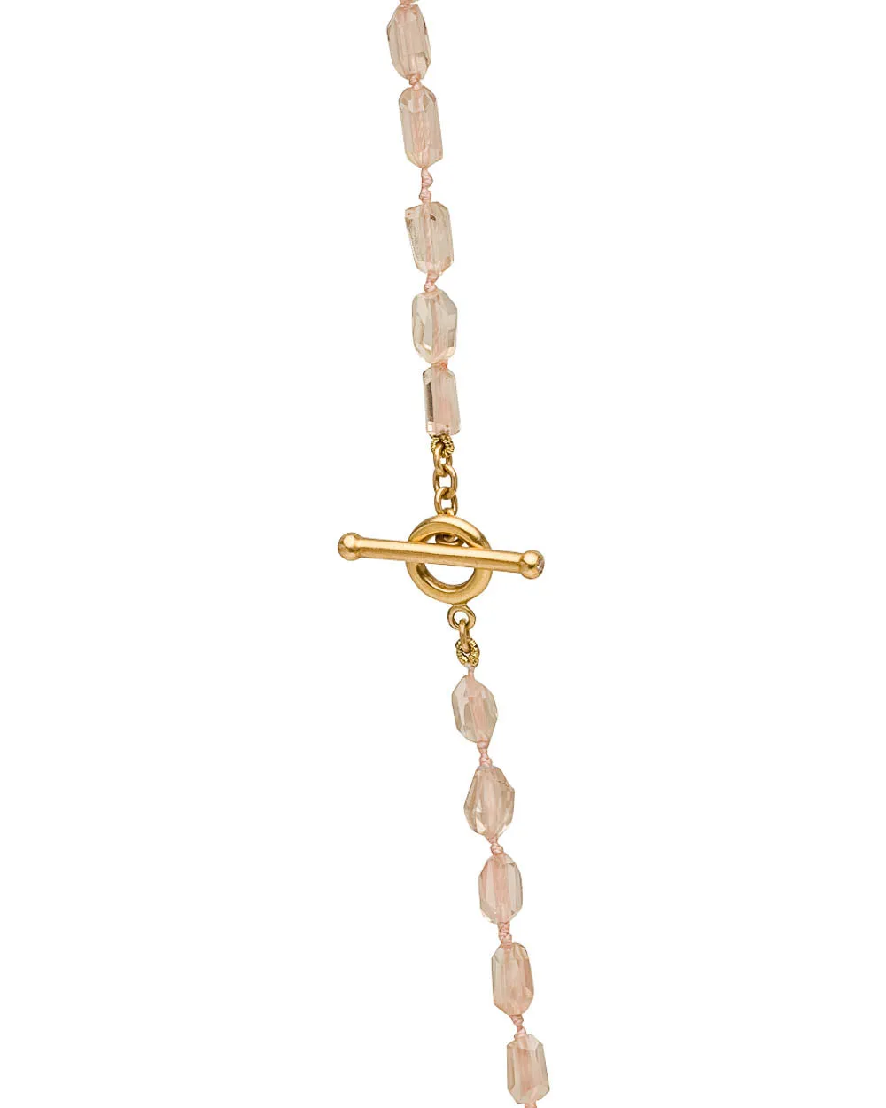 Sunstone Beaded Long Necklace